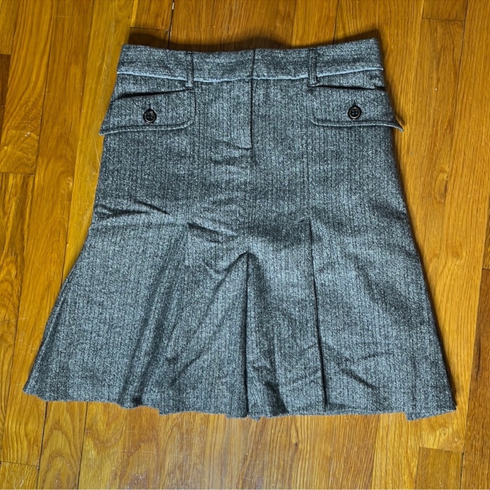 D&G Grey Wool Skirt